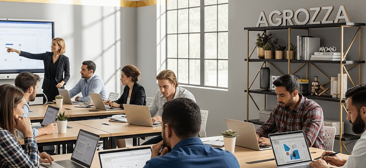 برامج تدريبية من اجروزا للتسويق الالكتروني وتصميم المواقع