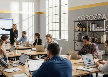 برامج تدريبية من اجروزا للتسويق الالكتروني وتصميم المواقع