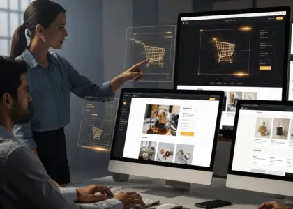 تصميم المتاجر الإلكترونية