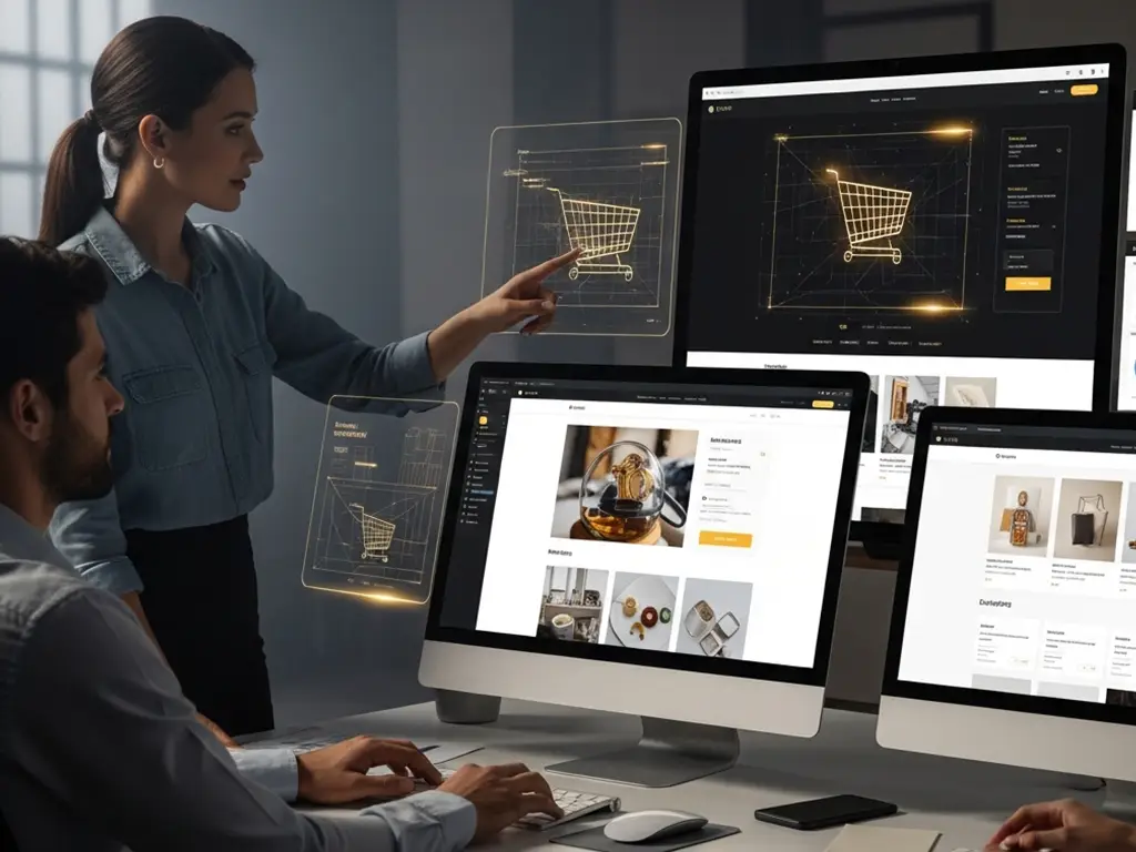 تصميم المتاجر الإلكترونية