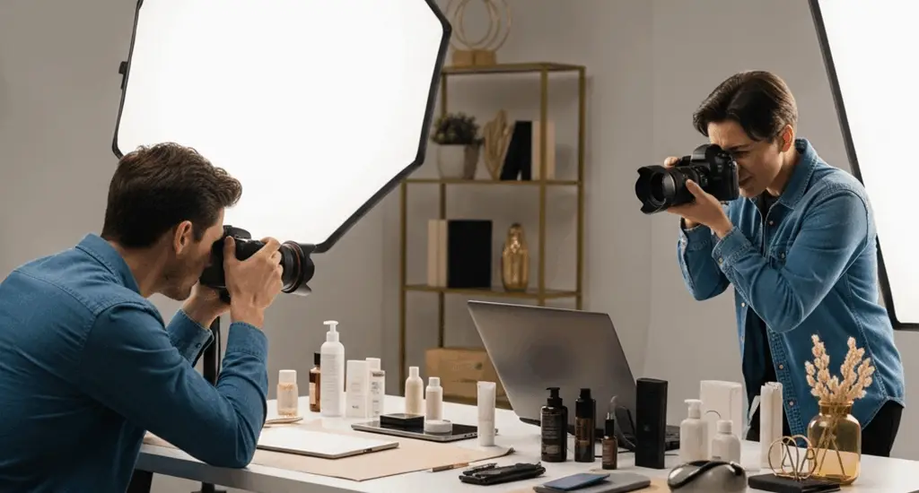 تصوير المنتجات والخدمات